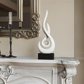 Luminis – Abstracte Hars Vlam Sculptuur